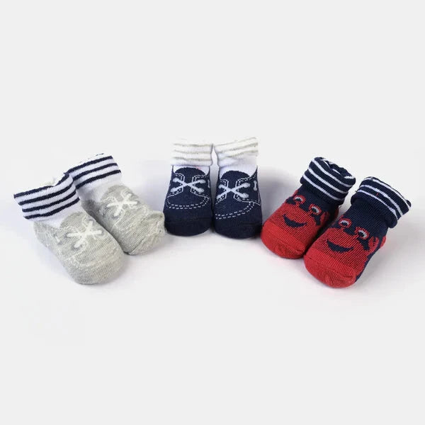 BABY BOY BOOTIES PACK OF 3 GIFT SET | 0-12M+ FOOTWEAR MINI TEENS 
