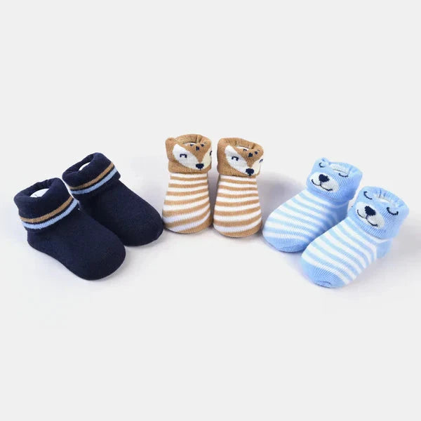 BABY BOY BOOTIES PACK OF 3 GIFT SET | 0-12M+ FOOTWEAR MINI TEENS 