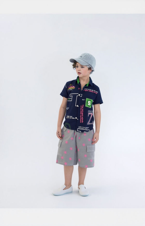 BOY STAR PRINT 3PCS SUIT