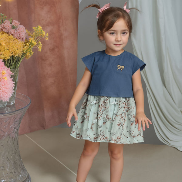 GIRL FLORAL PRINT FROCK