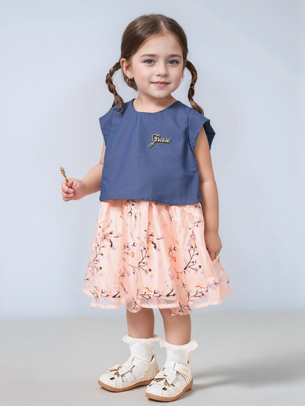 GIRL FLOWER PRINT FROCK