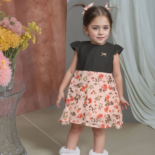 GIRL FLOWER PRINT FROCK