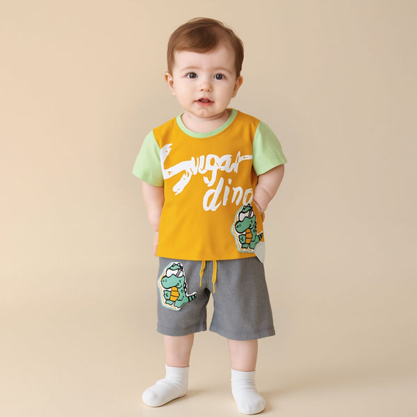 BABY BOY DINO 2PCS SUIT