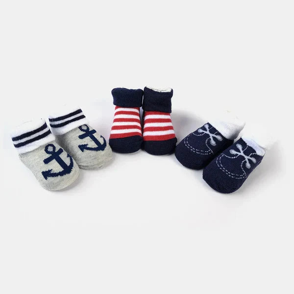 BABY BOY BOOTIES PACK OF 3 GIFT SET | 0-12M+ FOOTWEAR MINI TEENS 