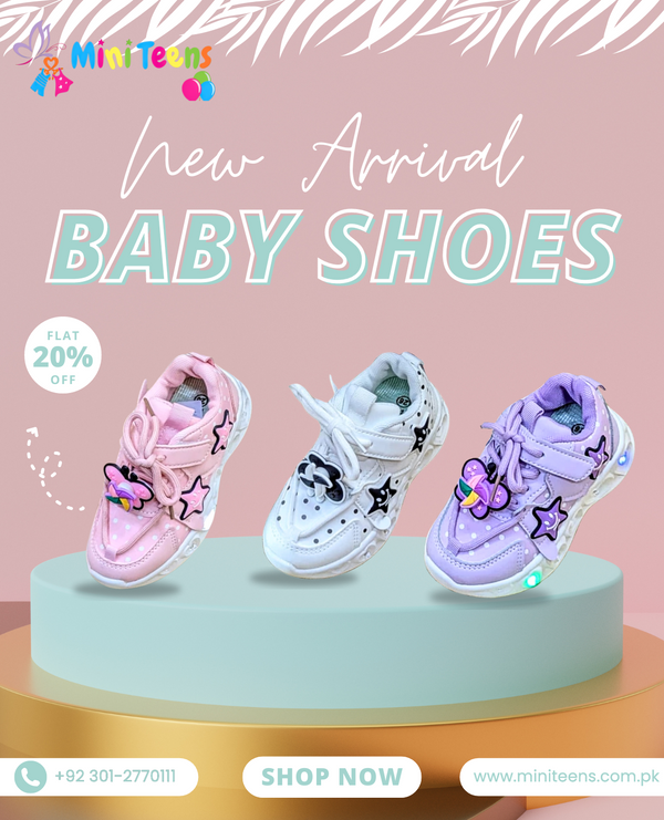BABY GIRL FANCY LIGHT SHOES | BABY GIRL LED LIGHT SHOES