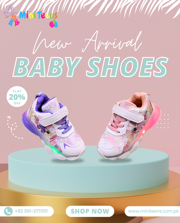 BABY GIRL FANCY LIGHT SHOES | BABY GIRL LED LIGHT SHOES