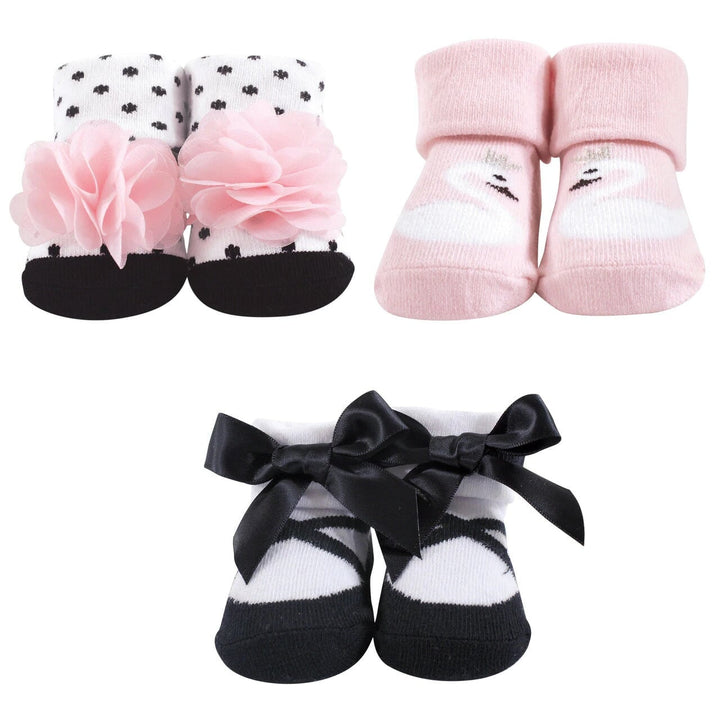 BABY GIRL BOOTIES PACK OF 3 GIFT SET | 0-12M+ FOOTWEAR MINI TEENS 