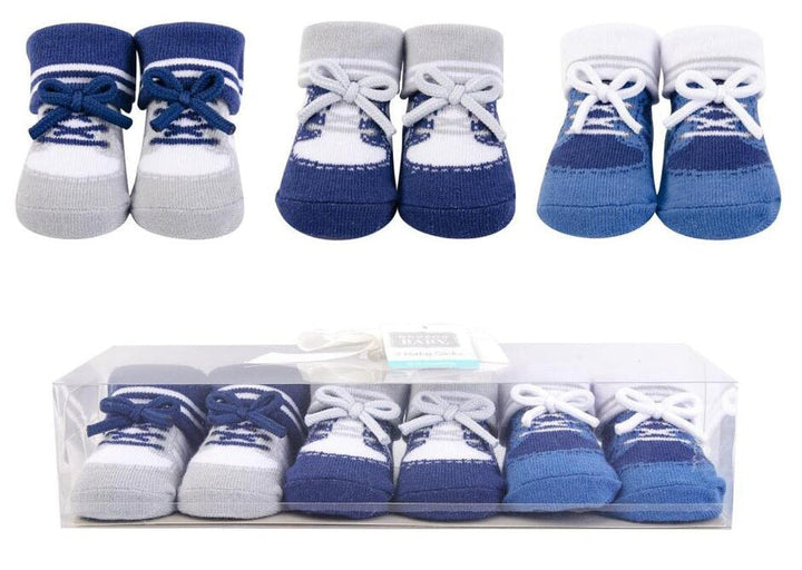 BABY BOY BOOTIES PACK OF 3 GIFT SET | 0-12M+ FOOTWEAR MINI TEENS 