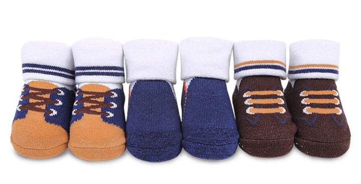 BABY BOY BOOTIES PACK OF 3 GIFT SET | 0-12M+ FOOTWEAR MINI TEENS 