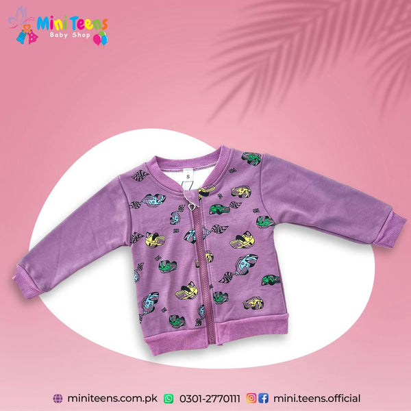 UNISEX WINTER ZIPPER CAR PIRNT | WINTER ZIPPER WINTER COLLECTION 8774