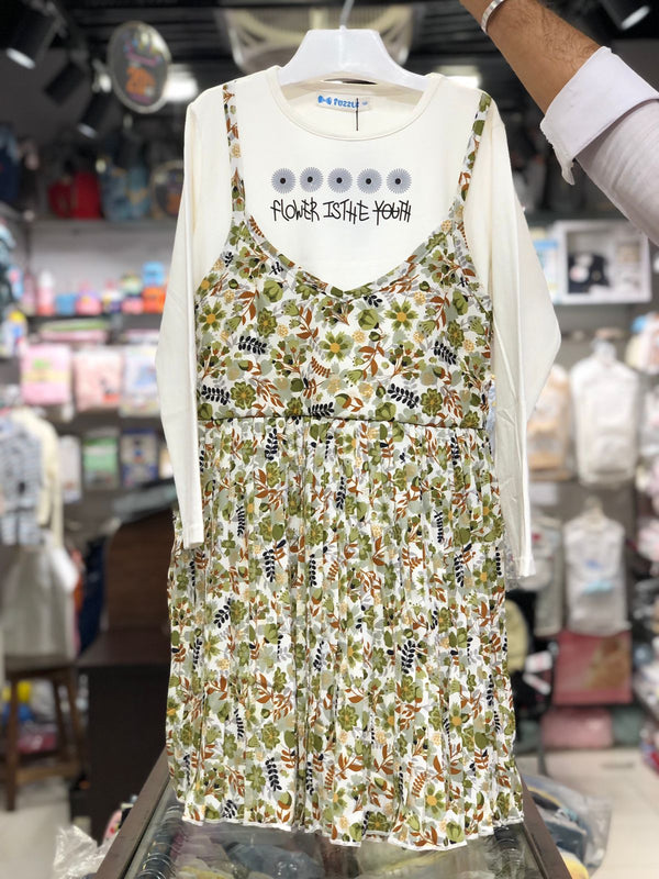 BABY GIRL CHIFFON FROCK FLORAL 9963