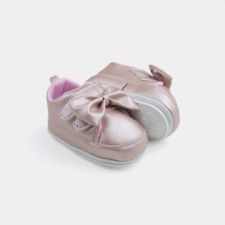 Baby Girl Strap Bow Pre-Walker Shoes – Cute Infant Footwear