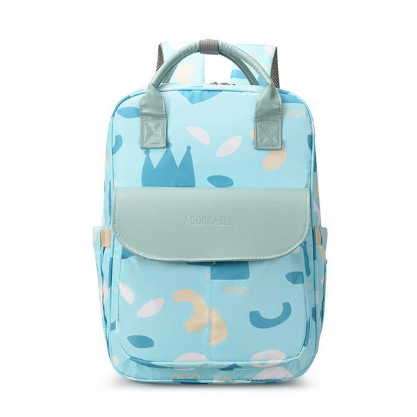 BABY DIAPER BACKPACK CROWN PRINT