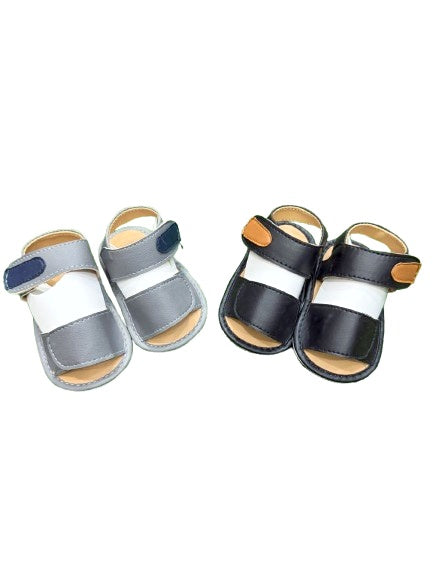 Baby Boy Strap Pre-Walker Sandals – Soft Sole Infant Shoes

