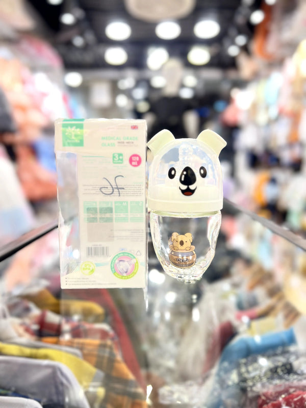 Mini Tree Feeder Bottle Bear Design – 120ML | BPA-Free Anti-Colic Baby Feeding Bottle