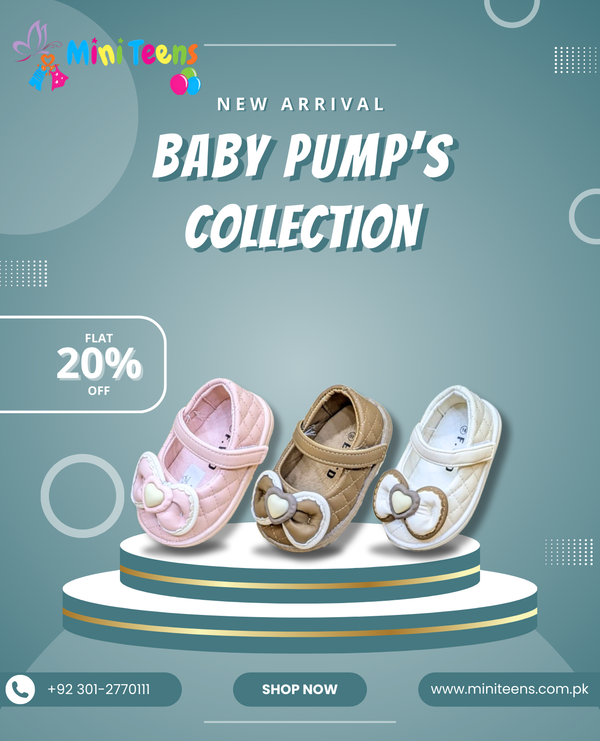 BABY GIRL FANCY BOW PUMPS | BABY GIRL FANCY PUMPS