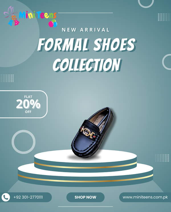 BABY BOY FANCY CLIP BLACK FORMAL SHOES | BABY BOY FORMAL SHOES
