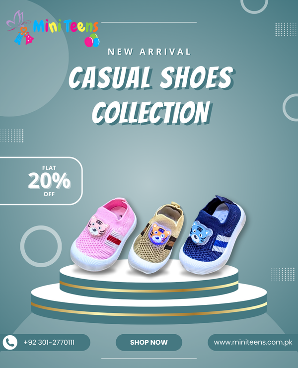 BABY GIRL & BOY CASUAL CANVAS SHOES | BABY GIRL & BOY TIGER SHOES