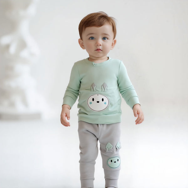 Baby Girl 2-Piece Track Suit – Rabbit Design | Cute & Comfortable Outfit