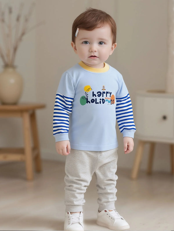 Baby Boy 2 Piece Suit – Jersey Cotton | Soft & Comfortable Outfit
