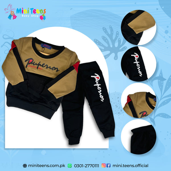 BOY 2 PIECES TRACK SUIT PUPERIOR | BOY TRACK SUIT WINTER COLLECTION