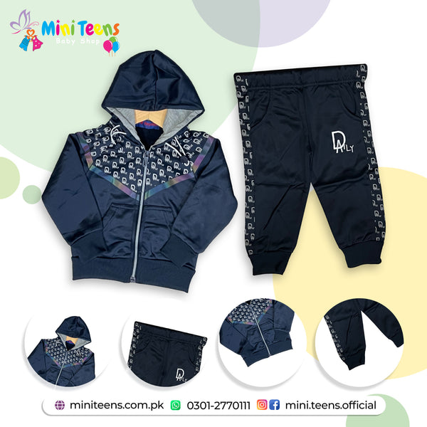 BOY 2 PIECES HOODED TRACK SUIT DAILY | BOY TRACK SUIT WINTER COLLECTION