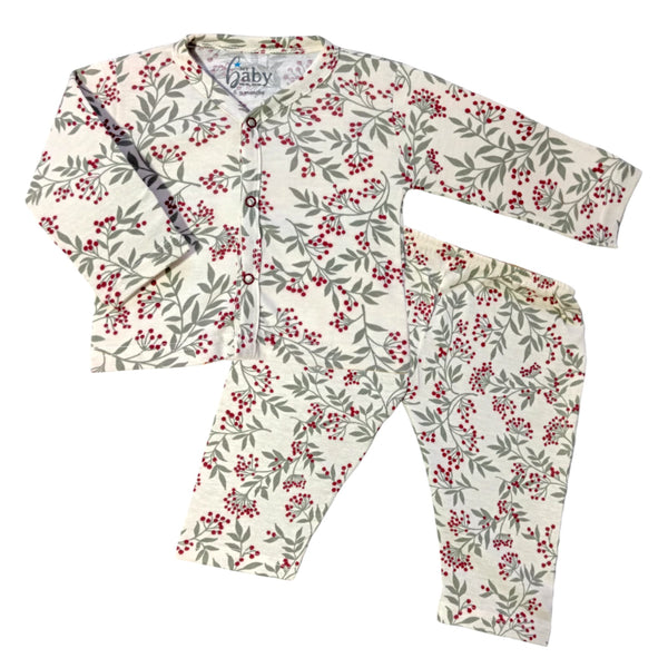 BABY ROUND NECK FULL SLEEVES 2PCS NIGHT SUIT | BABY NIGHT SUIT FULL SLEEVES
