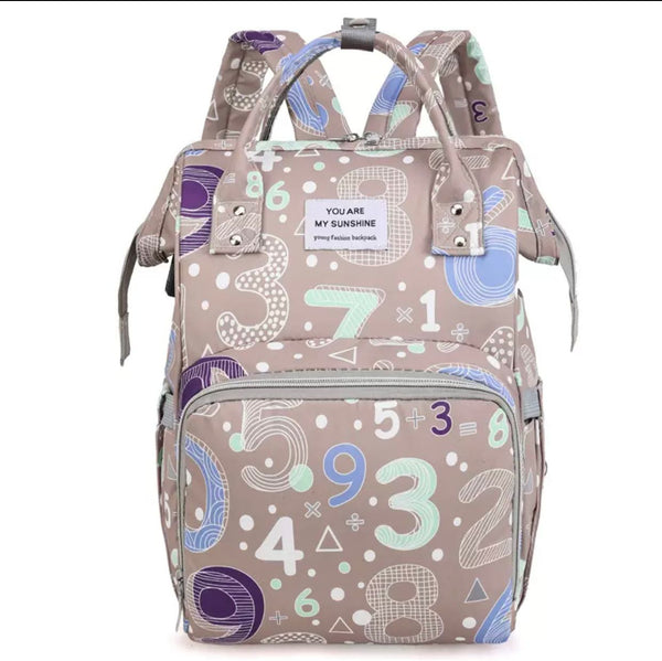BABY DIAPER BAG BACKPACK | NUMBER