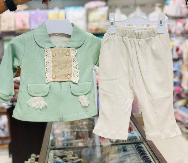BABY GIRL 3 PIECES SUIT TEDDY BEAR | BABY GIRL SUIT WINTER COLLECTION