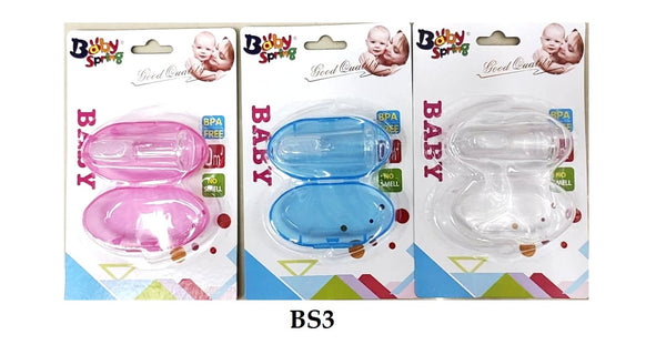 SOFT SILICONE BABY FINGER TOOTHBRUSH FOR CLEANING TEETH