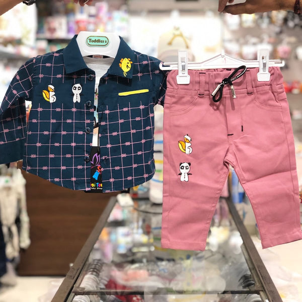 BABY BOY 3 PIECES FANCY SUIT | GREEN CHECK