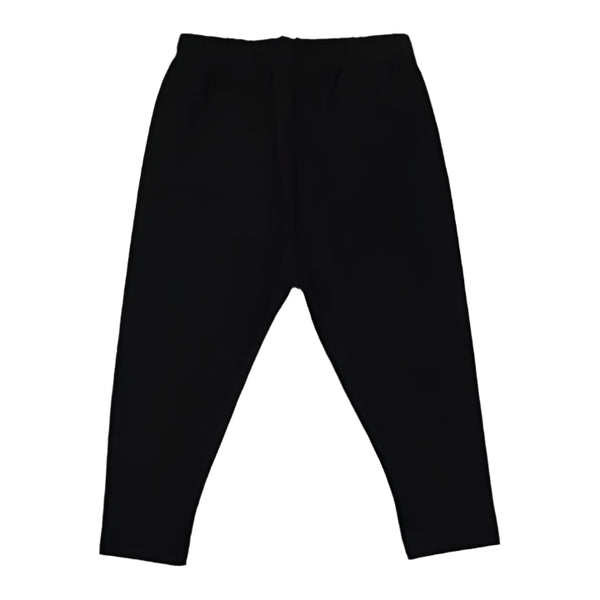 GIRL PLAIN LYCRA JERSEY TIGHTS BLACK