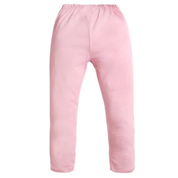 GIRL PLAIN LYCRA JERSEY TIGHTS PINK